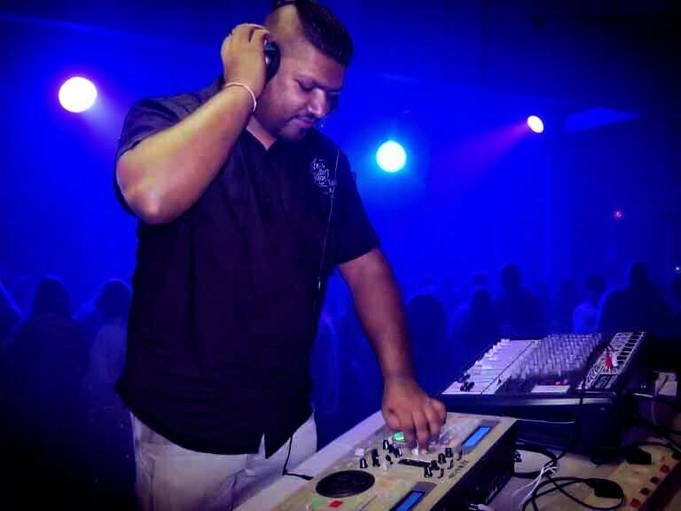 DJ performing at a party